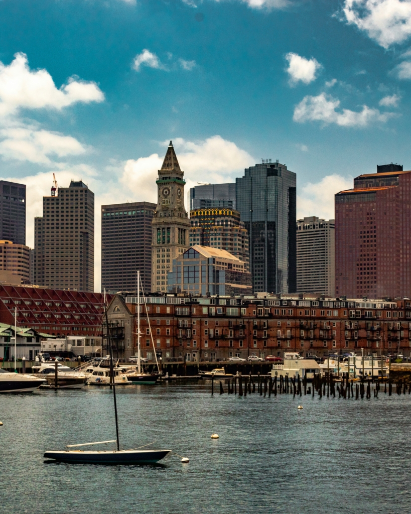 The Boston skyline